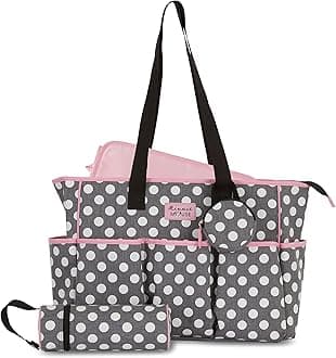 Unisex Baby Cudlie Diaper Tote Bag for Moms | Large Spacious Travel for Baby Boy and Girl | 17-inch Multi-functional Baby Bag Diaper Bag