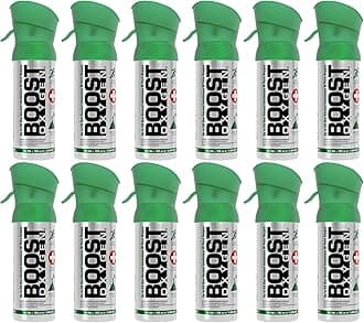 - Boost Oxygen Pocket Size Natural 3 Liter Canister | Respiratory Support for Aerobic Recovery, Altitude, Performance and Health (12 Pack)