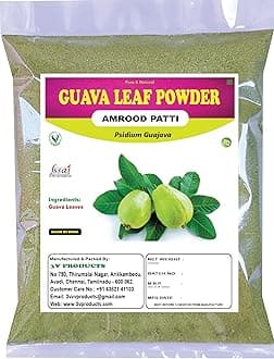 3V PRODUCTS: Guava Leaf Powder 50g | Amrood Patti | Koiya ilai | Psidium Guajava Powder