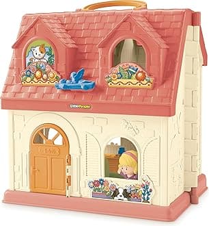 Little People Toddler Toy Surprise & Sounds Home Musical Playhouse with Figures & Accessories for Pretend Play Kids Ages 1+ Years (Amazon Exclusive)