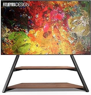FITUEYES Design Large TV Floor Stand for 75 77 85 86 90 100 Inch TVs, Heavy D...