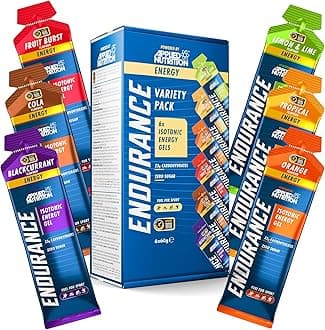 ISOTONIC | Caffeine Free Energy Gels | Performance-Enhancing Formula | Zero Fat Zero Sugar | 23g Carbohydrates (Pack of 6 x 60g) (Variety Pack)