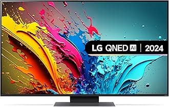 LG 50QNED87T6B 50-Inch 4K UHD Smart TV, (α8 AI Processor, Freeview Play and Amazon Alexa, 120Hz), Essence Graphite [Model 2024] [Energy Class E]