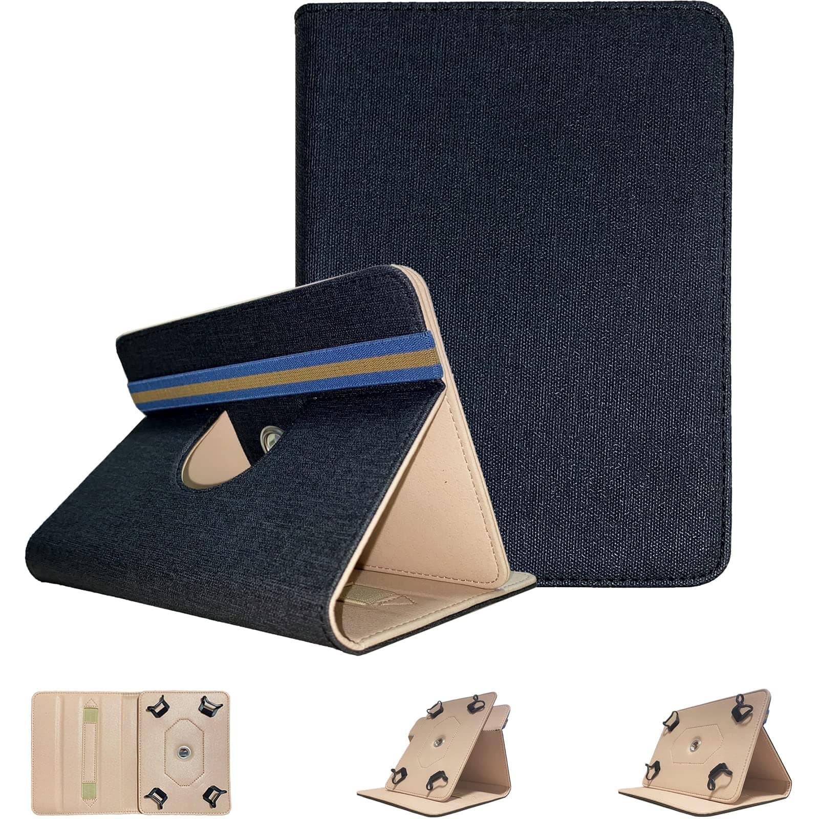 E NET-CASEUniversal Case for Coopers CP10 Tablet 10 inch Android Tablet ZZB ZB10 Tablet Okaysea Android 10.0 Tablet BOOX Note Air 2 10.3 Multiple Angle Viewing Folio Protective Cover (Black)