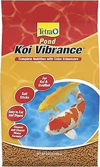 Tetra Pond Koi Vibrance Premium Nutrition with Color Enhancers