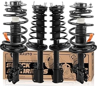 Front and Rear Complete Strut Spring Assemblies 172310 172309 272308 272307 Compatible for 2008-2011 Toyota Camry Avalon Shock Absorbers (Set of 4)