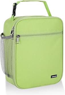 Lunch box Lunch bag for men women Insulated Lunchbox Lunch bags for Work Picnic Travel (Light green)