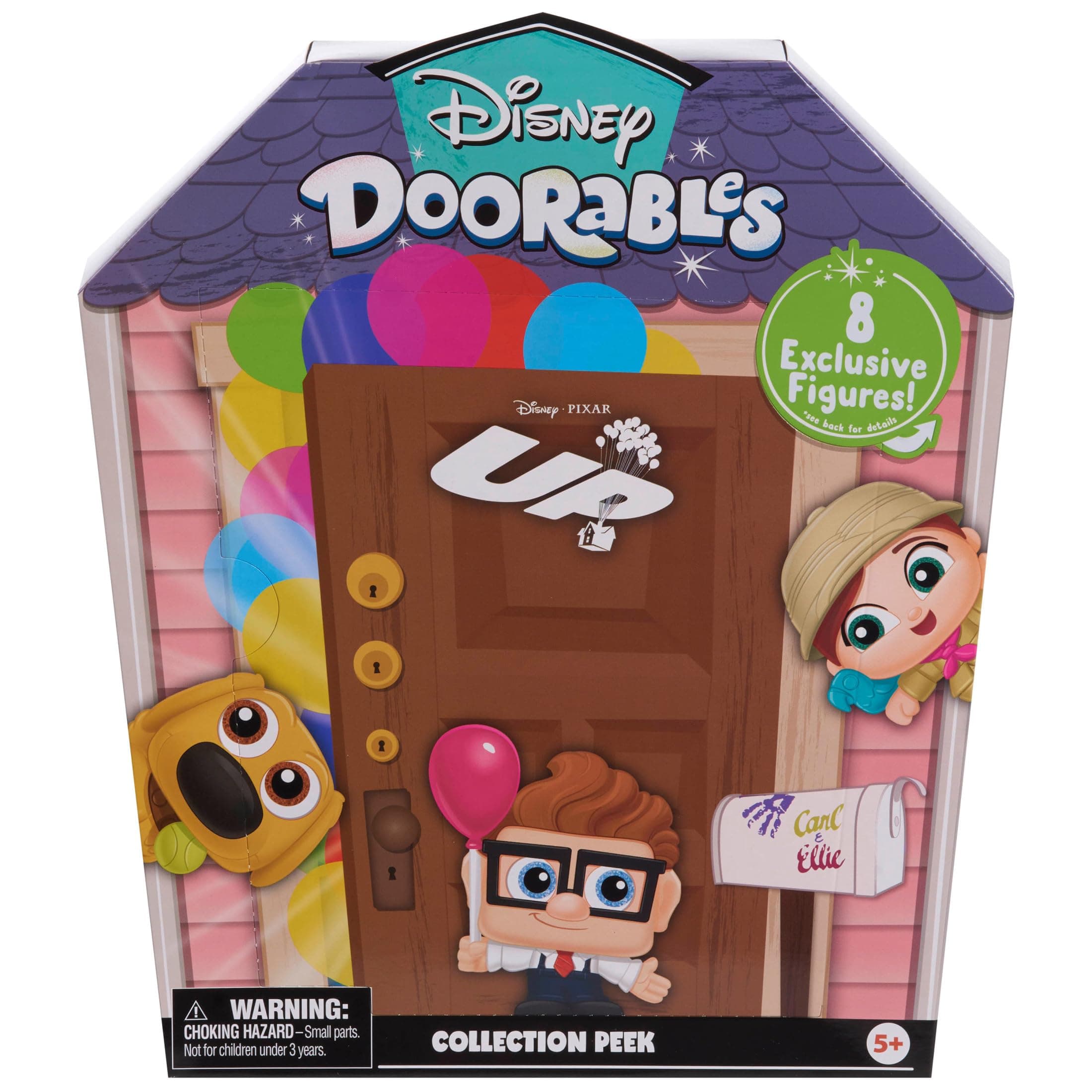 Disney Doorables Up Collector Pack, Collectible Blind Bag Figures, Kids Toys for Ages 5 Up, Amazon Exclusive
