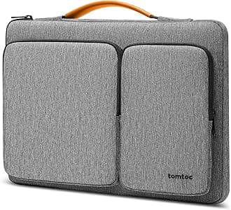 tomtoc 360 Protective Laptop Case for 13-inch New 2025 MacBook Air M4/A3240, M3/A3113, M2/A2681, M1/A2337, 13 in MacBook Pro M2/M1, 13-in Surface Pro 11th AI PC, Water-Resistant Carrying Bag