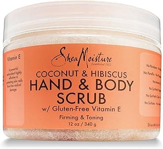 Shea Moisture Sheamoisture Coconut & Hibiscus Hand & Body Scrub, 12 Oz