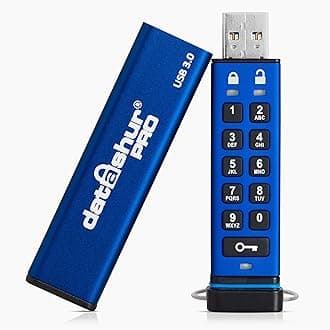 datAshur PRO 4 GB | Encrypted USB Memory Stick | FIPS 140-2 Level 3 Certified | Password protected | Dust/Water Resistant | IS-FL-DA3-256-4