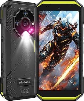 Armor X32 Rugged Phone Unlocked, 12GB + 128GB MTK Helio G91, 48MP/20MP Night Vision, 5500mAh, 5.65" Corning Gorilla Screen, IP68/69K Waterproof, Dual 4G, Glare Flashlight, Widevine L1, Green