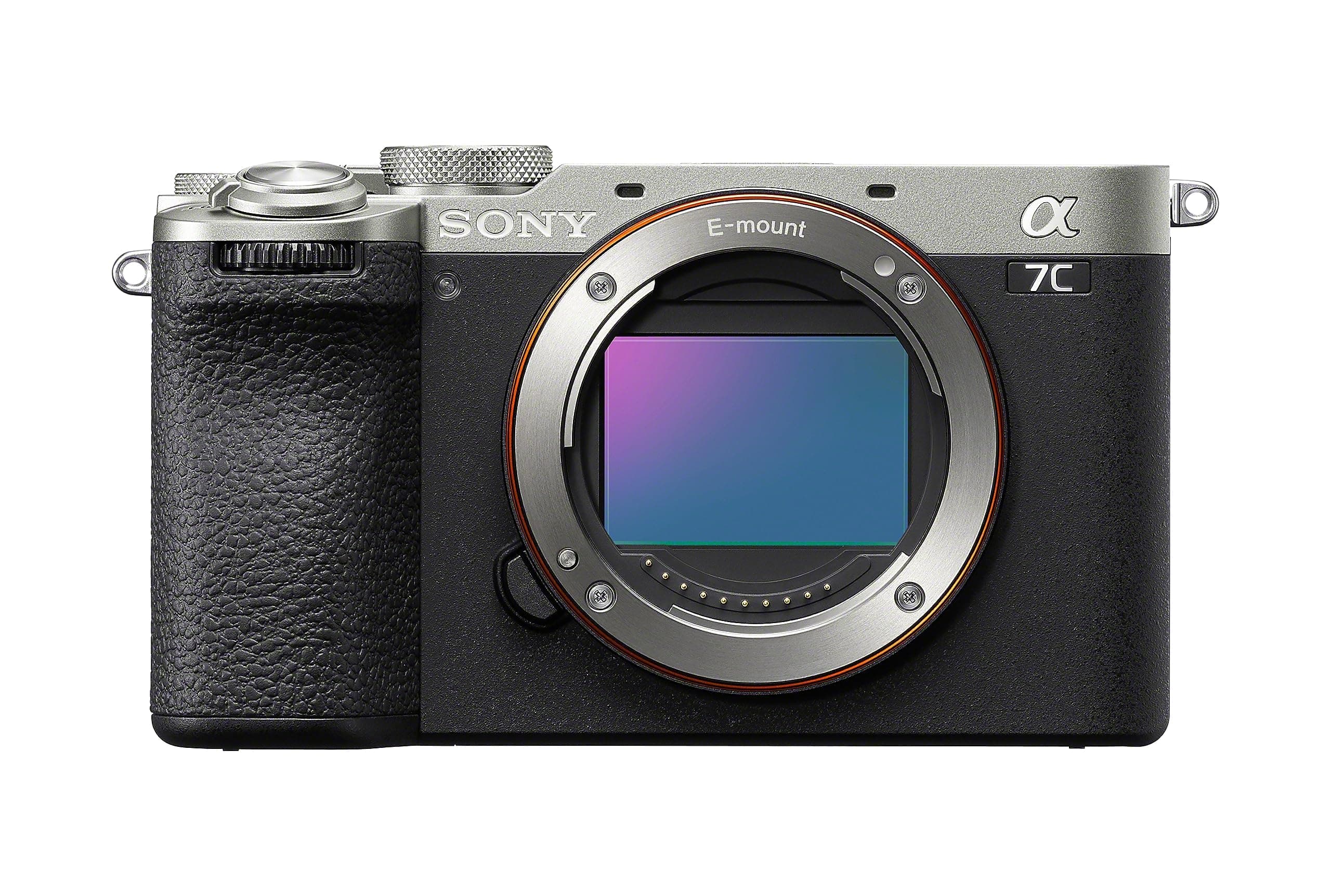 Alpha 7CII | Full-Frame Mirrorless Camera (compact, 33MP, real-time autofocus, 10 fps, 4K movie recording, vari-angle touch screen), Silver