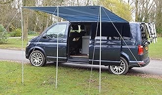 Wild Earth Sun canopy awning for VW Camper Van motorhome 300cm x 240cm MED Grey