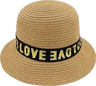 VRITRAZ Baby Boy's and Girl's Kids Children Cute Printed Cartoon Gift Summer Fancy Dress Straw Fasion Hat Cap 2