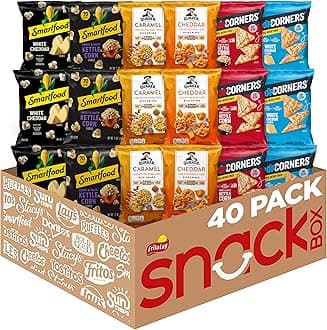 Popped and Crisps Mix Variety Pack, (Pack of 40)