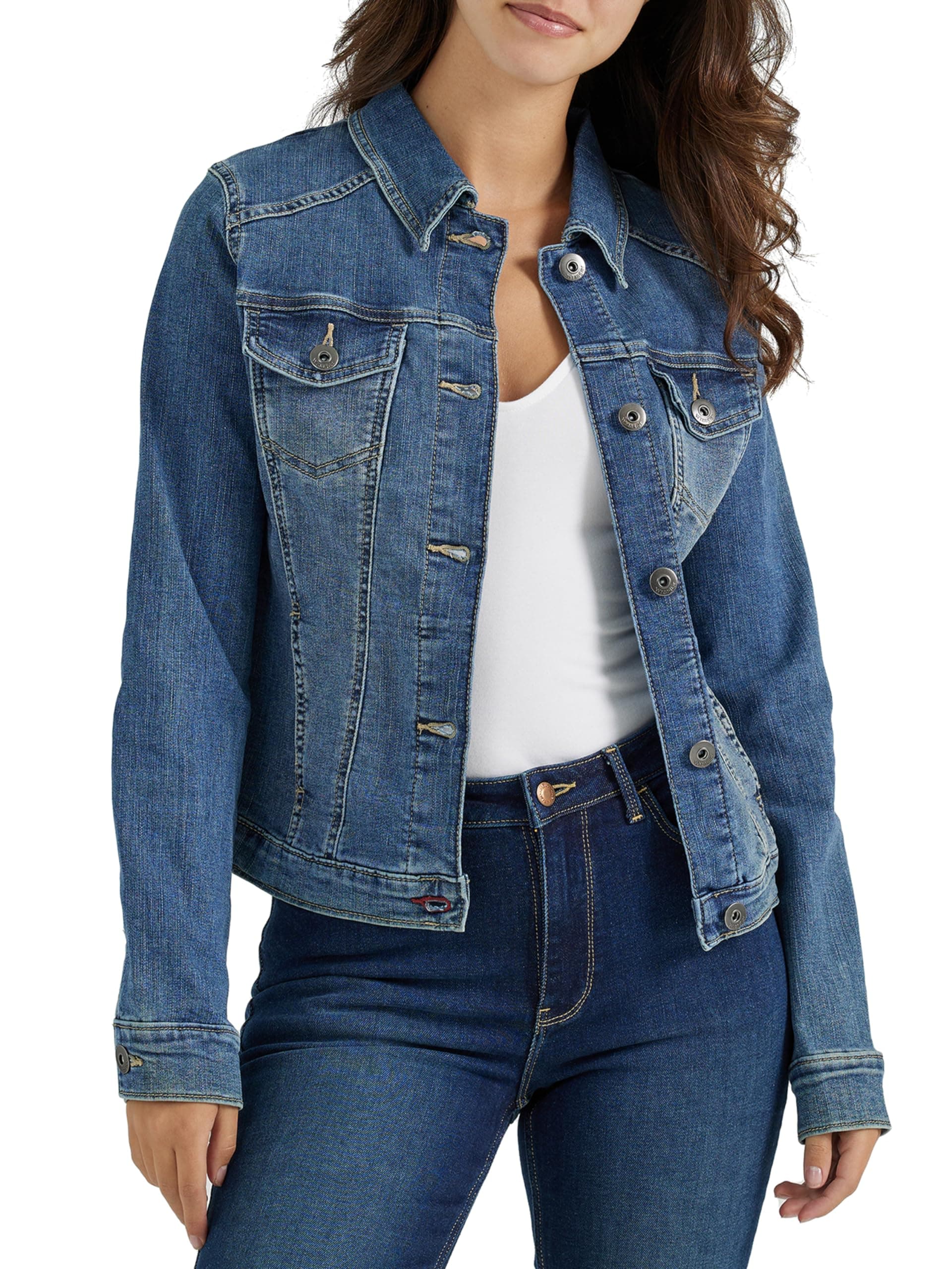 womens Stretch Denim Jacket