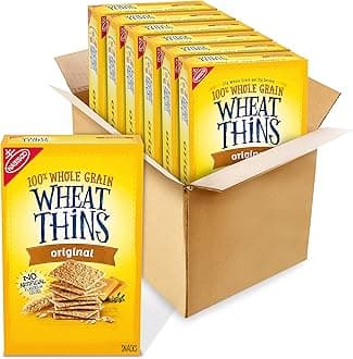 Original Snacks, Whole Grain Wheat Crackers, Bulk Snack Crackers, 6-8.5 oz Boxes