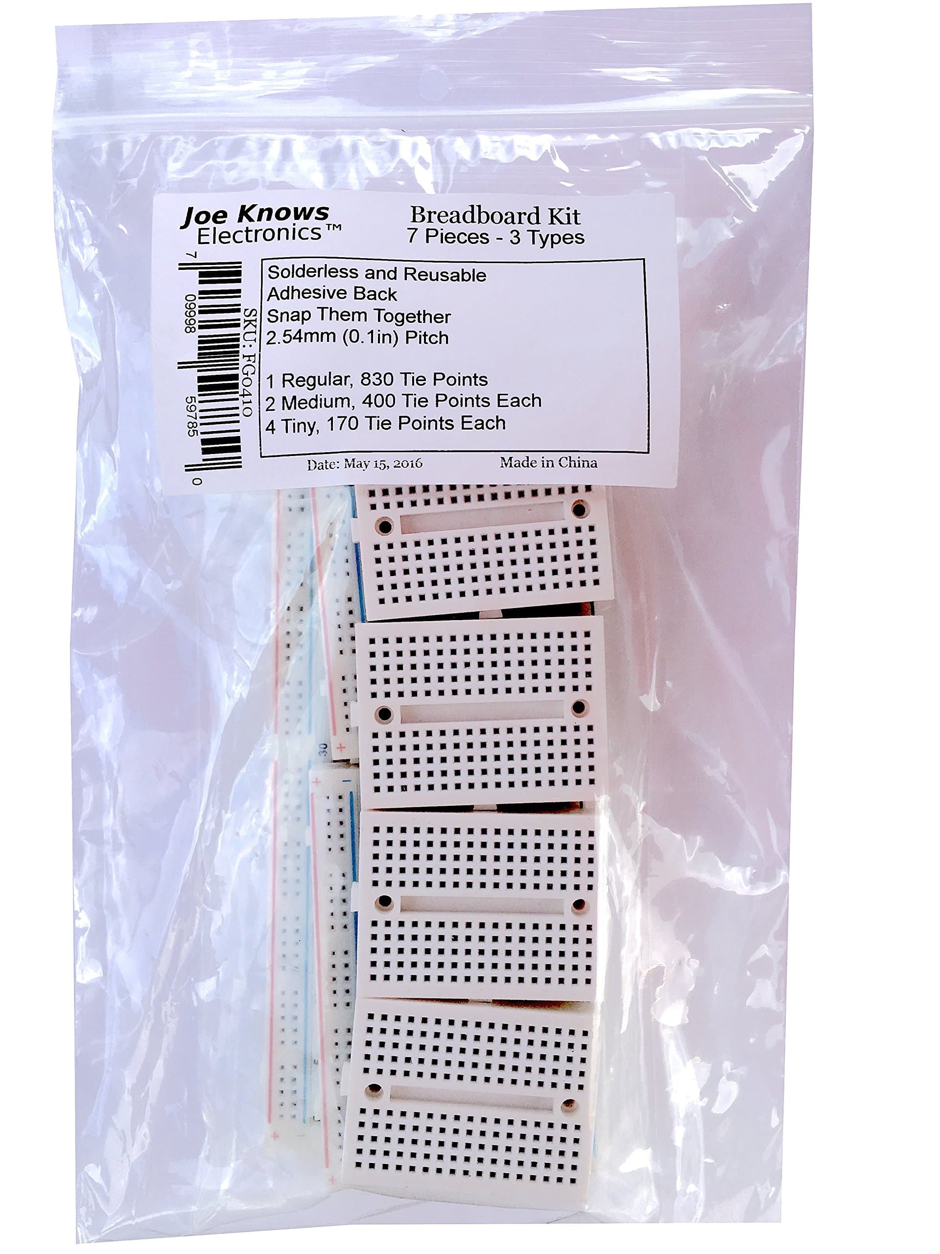 Uear Yifantacy Joe Knows Electronics Breadboard Kit (3 Types, 7 Pieces)