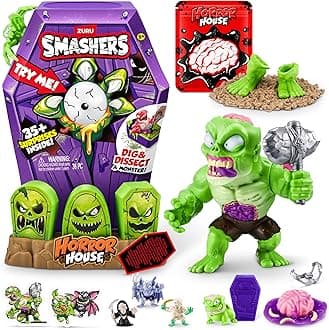 Smashers Mega Horror House (Brain Dead) by ZURU, Interactive Toy, Collectable Toy for Kids and Teens