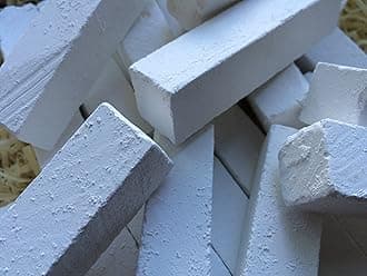 Edible chalk, SAWN BELGOROD edible Chalk chunks (lump) natural for eating (food), 8 oz (220 g)