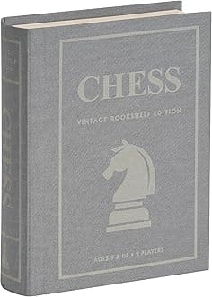 WS Game Company Chess Vintage Bookshelf Edition