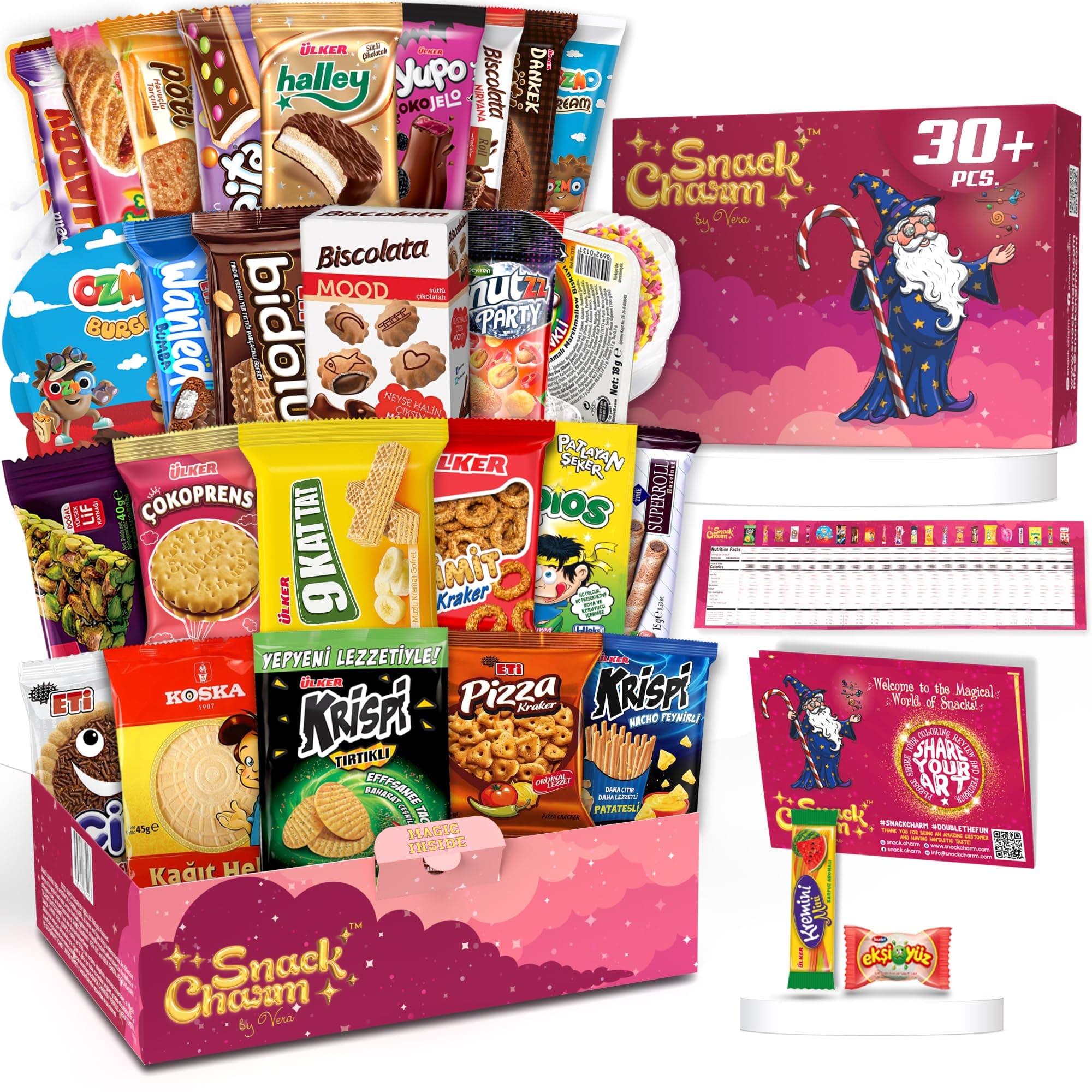 Exotic Snacks, Mega International Snack Box, Imported Snacks, Candy Box from Around the World, Exotic Care Package, World Candy Box, Foreign Snack, Foreign Candy, Exotic Snack (Mega)