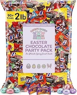 Assorted Chocolate Candy Variety Pack -2 Lb - Bulk Chocolate Mix- Easter -Bulk Mini Chocolate Candy Bars Individually Wrapped -Bulk Variety Pack Chocolates -Individually Wrapped Candies