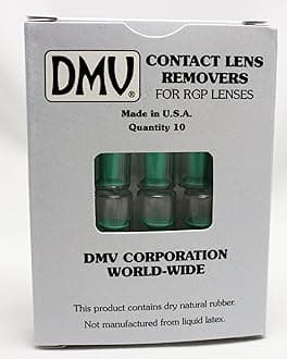 DMV Classic Vented Hard Contact Lens Remover (Green, 10 Packs)
