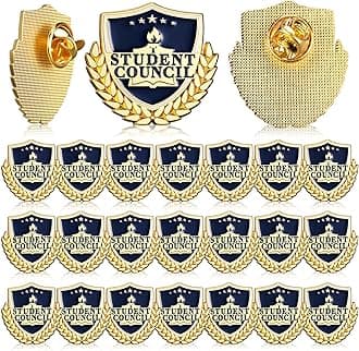 24 Pcs Award Lapel Pins Bulk Academic Recognition Lapel Pins Academic Honors Enamel Graduation Gift for Student