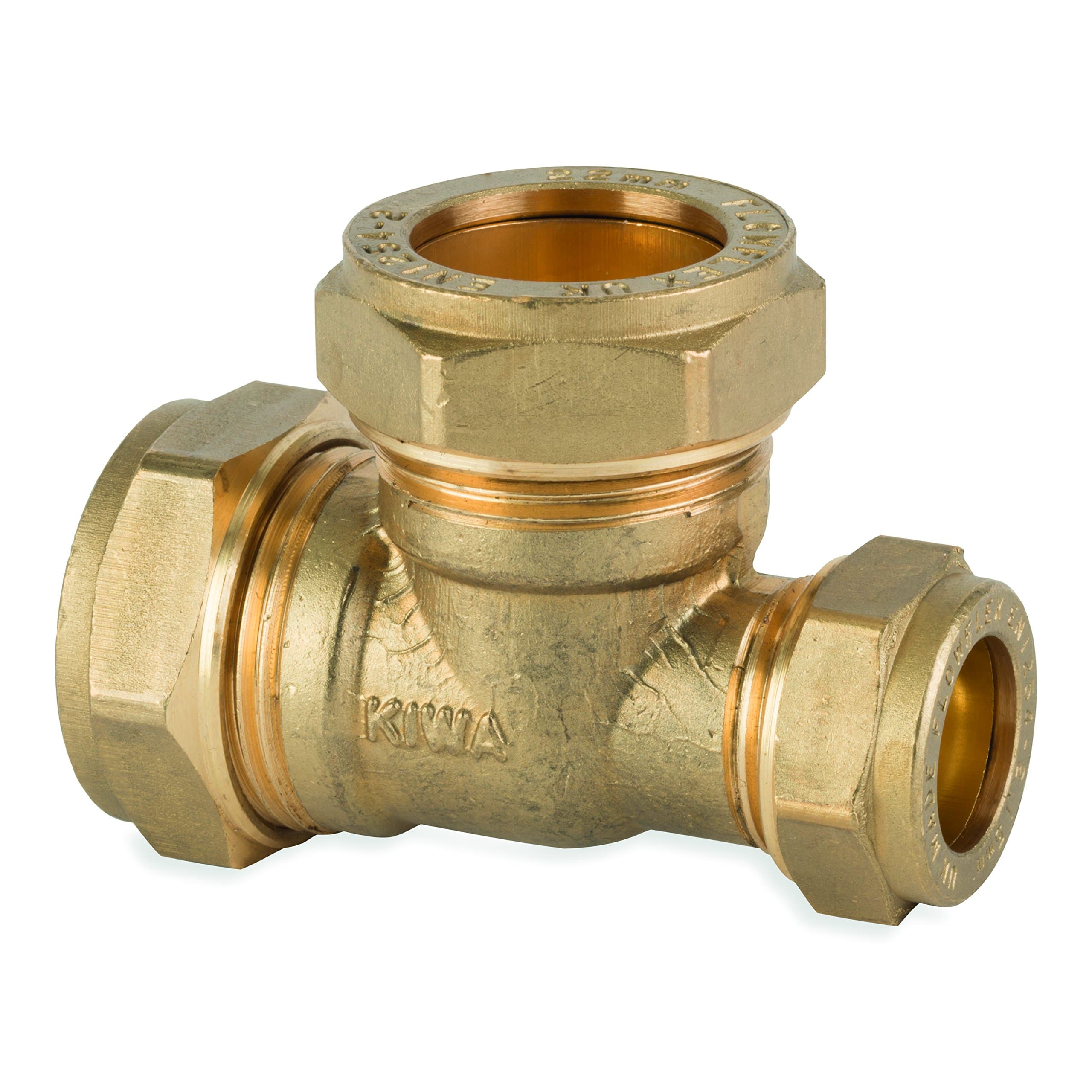 Flowflex P703.17 Compression Reduced One End Tee, 28 x 15 x 28 mm, Set of 5 Pieces