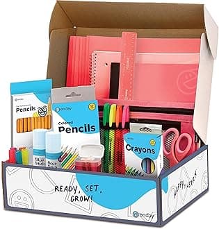 School Supplies Kit Pink