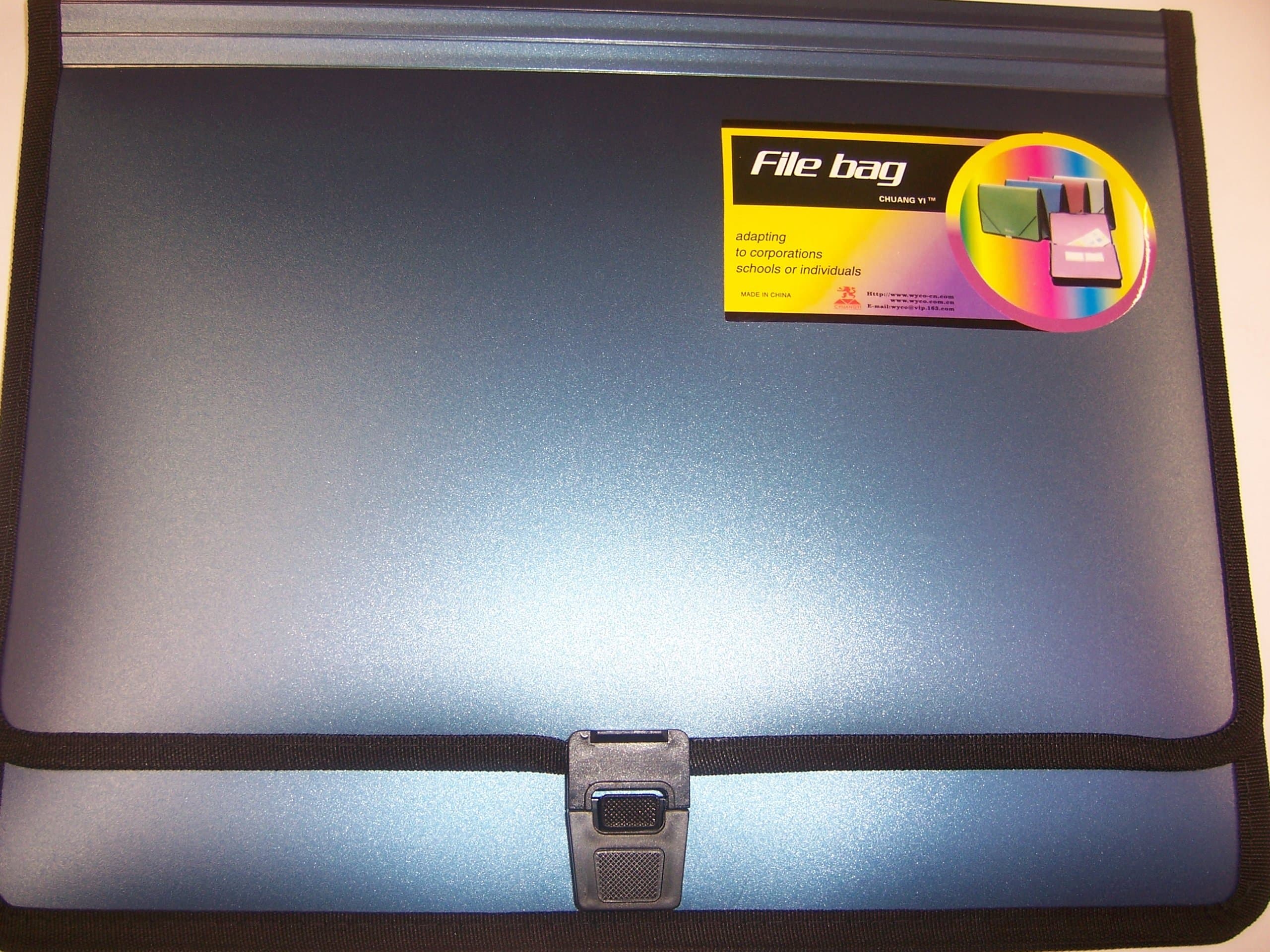 FILE BAG IN ASSORTED COLOUR SIZE A4