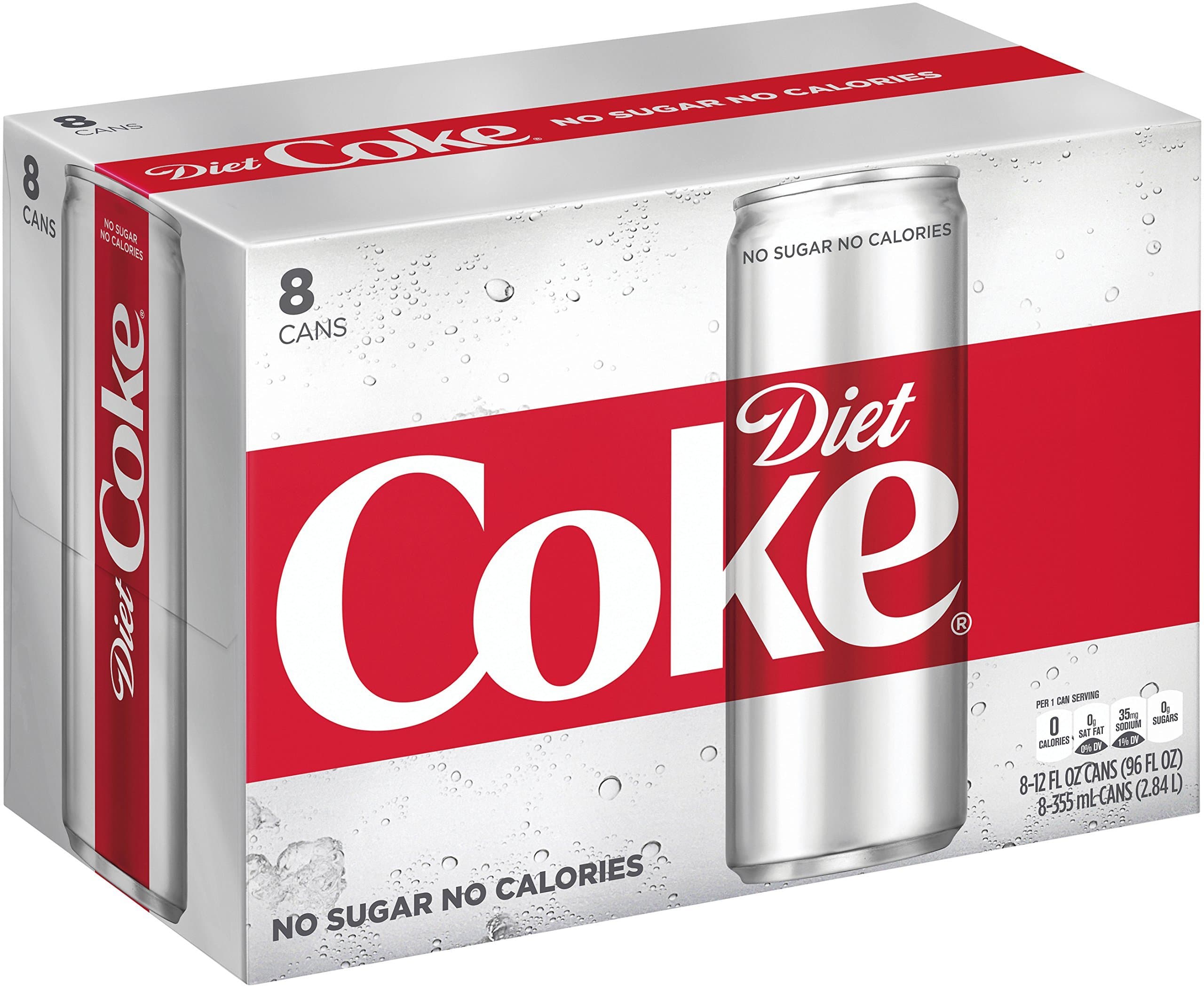 Diet Coke, 12 fl oz, 8 ct