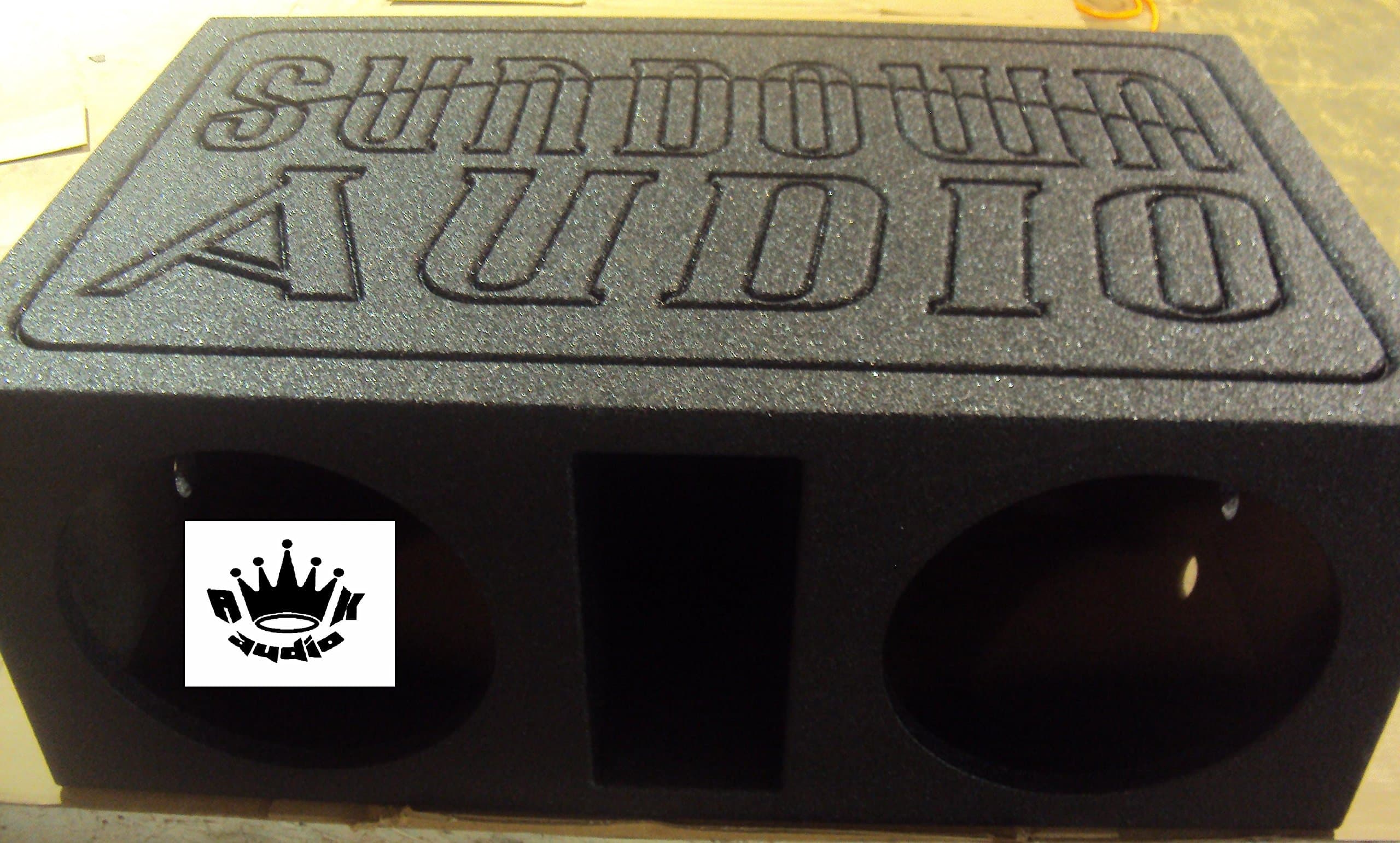 Sundown Audio 12" Ported 1" MDF Front Sprayed Speaker Box Sub Subwoofer Enclosure Box