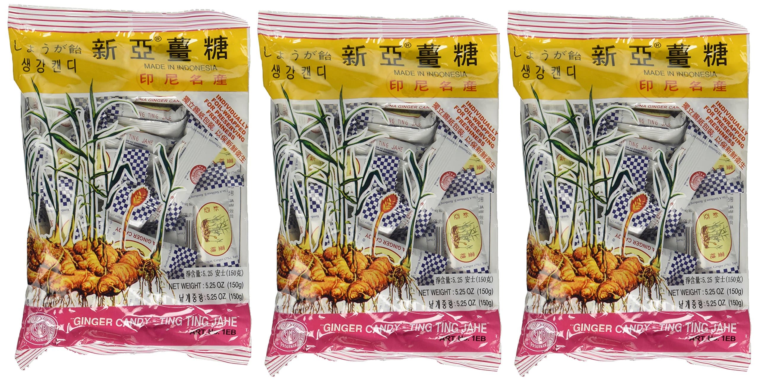 Ginger Candy - 3 PAK