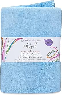 Towel for Women with Curls, Anti-Frizz, Absorbent, Fast Drying, Curly Hair, Microfiber Hair Drying Towel for Curls