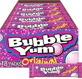 Bubble Gum, Original, 5 Pieces (Pack of 18)