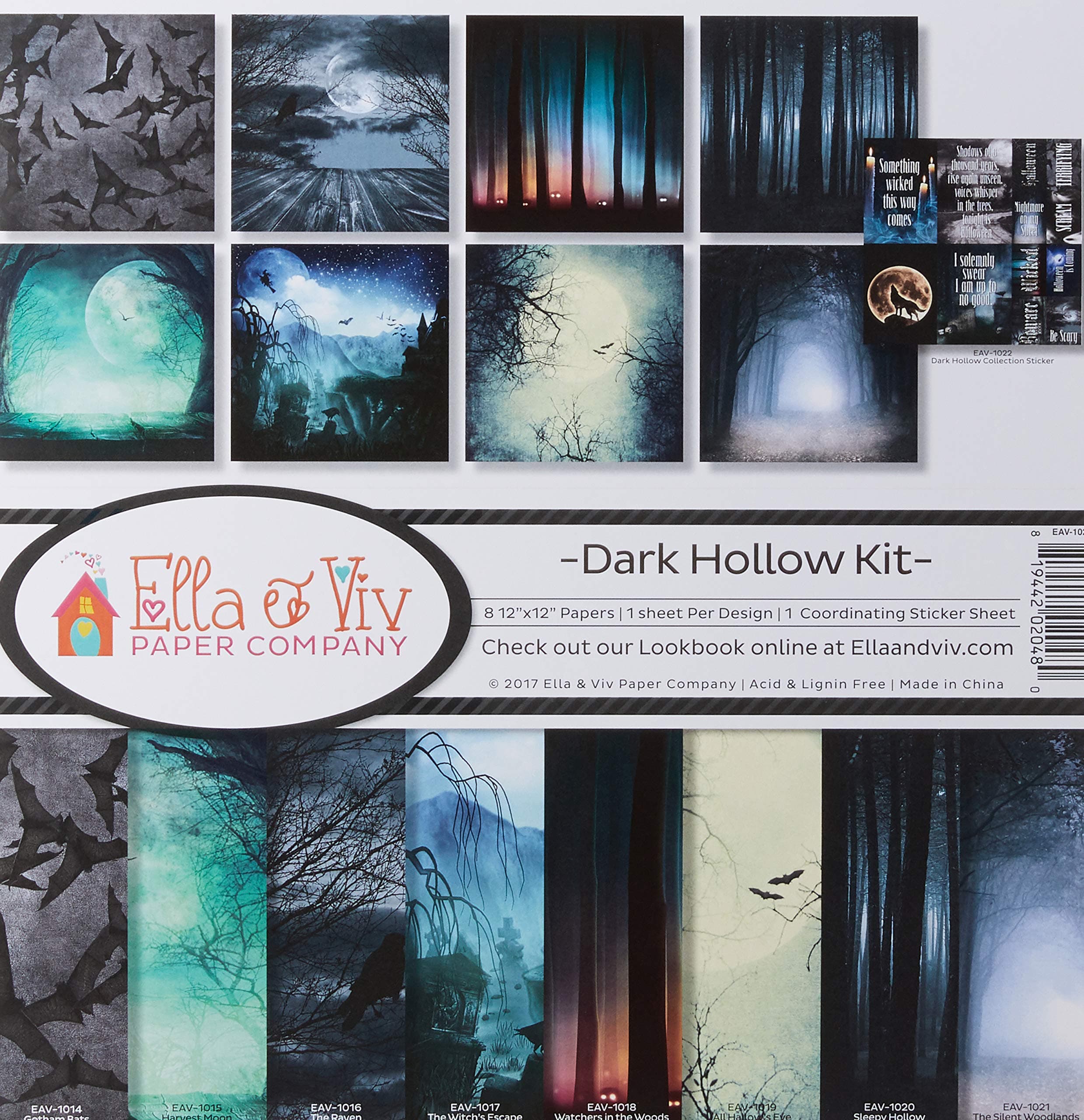 EAV-1023 Dark Hallow Scrapbook Collection Kit