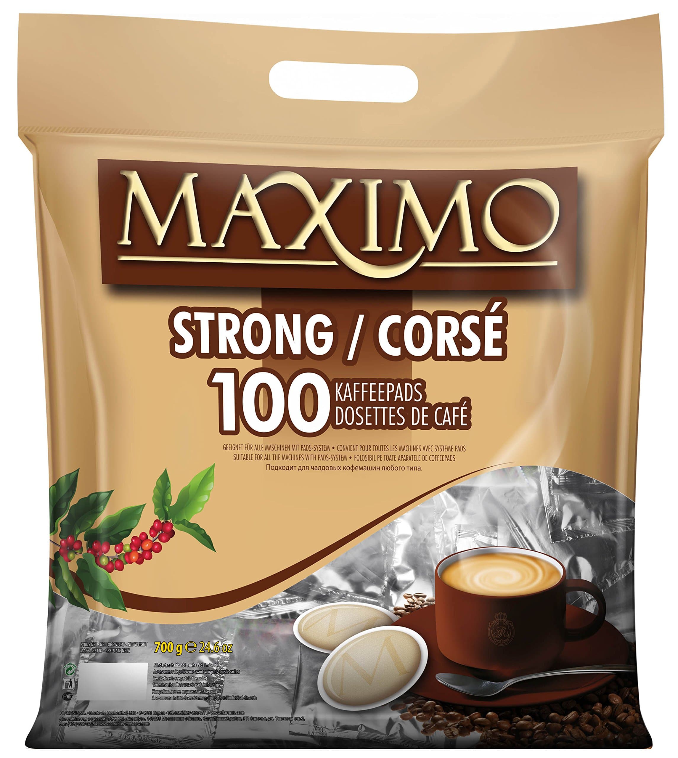 MAXIMO Coffee Pads Strong, 100 pcs.
