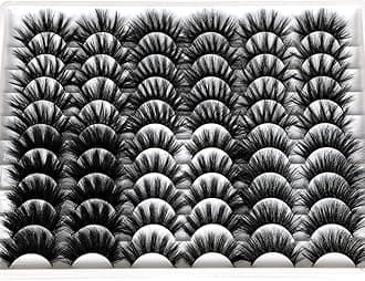 30 Pairs 20MM False Eyelashes Wholesale 6 Styles Mixed Lashes 8D Fluffier Volume Dramatic Faux Mink Eyelashes Thick Full Strip Lashes Pack