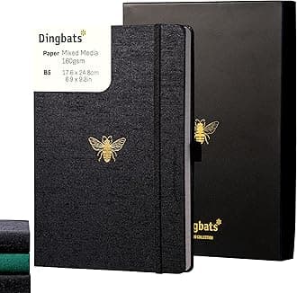 Dingbats* Pro B5 Bee Notebook - Dotted (in Gift Box) Hardcover – Notebook, 1 August 2023