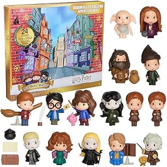 Wizarding World Harry Potter, Micro Magical Moments Diagon Alley Yuletide Advent Calendar 2025, 24 Surprise Toys, Countdown Calendar for Ages 6 and up