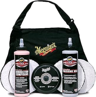 Meguiars DA Microfiber Correction System 5" Starter Complete Paint Correction Kit (DMCKIT5)
