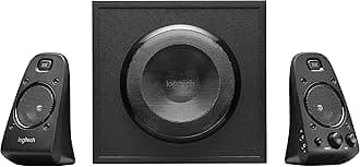 Logitech 980-000402-cr Z623 400 Watt Home Speaker System, 2.1 Speaker System (Renewed), One Size, Black