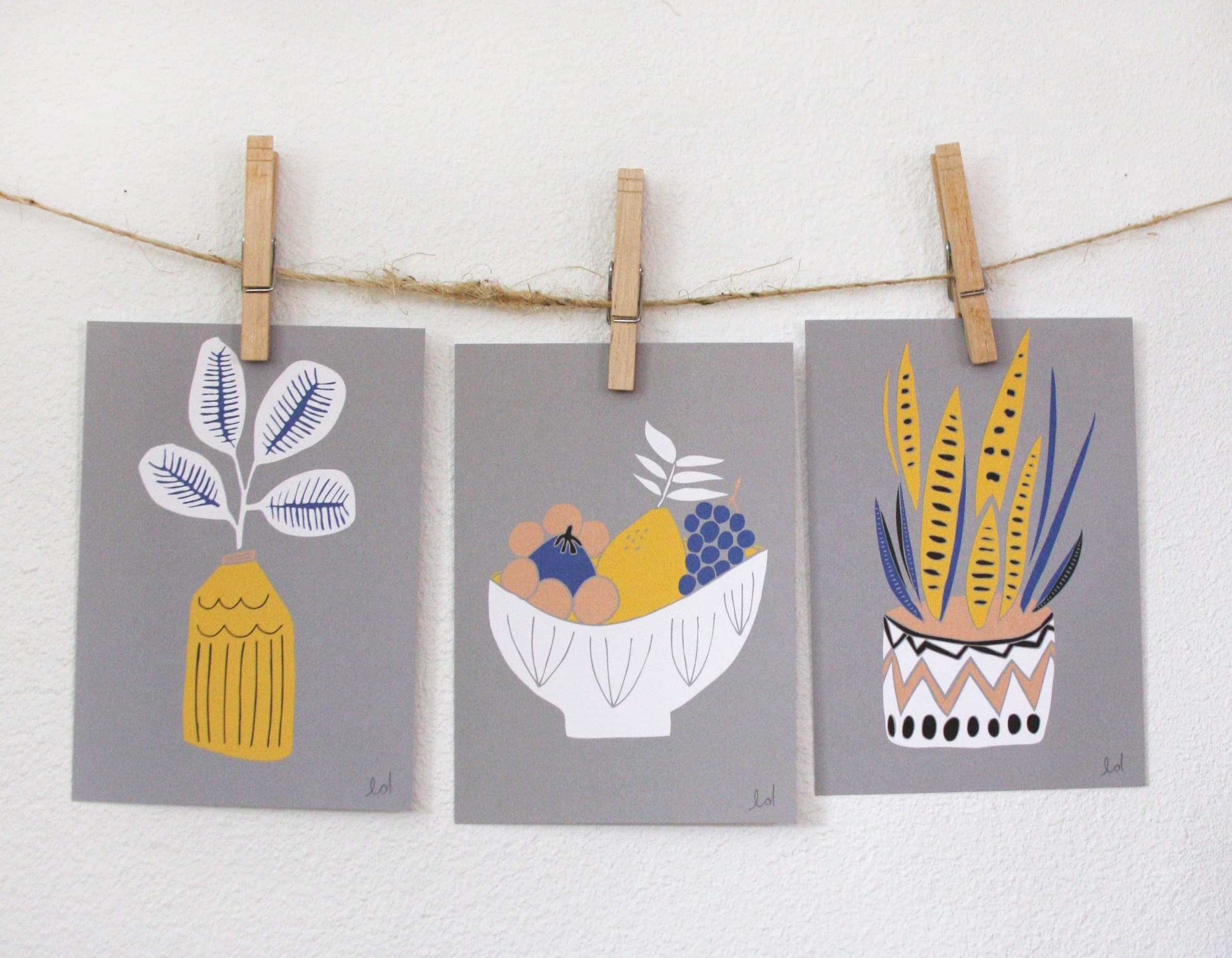 Table Objects Print Set