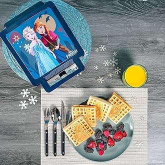 Disney Frozen Elsa, Anna, and Olaf Deluxe Waffler - Your Favorite Frozen Characters on Your Waffles
