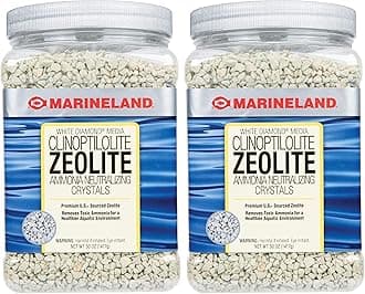 Marineland White Diamond 50 Ounces, Removes Toxic Ammonia, Aquarium Filter Media (Pack of 2)