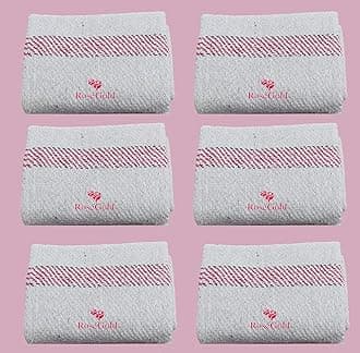 Rose Gold Cotton Floor Cleaning Cloth/Floor Duster/Pocha, 600 GSM (Off White, Large Size, 30x30 inch) (06)