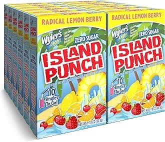 Wyler's Light Island Punch, Radical Lemon Berry, 10 CT